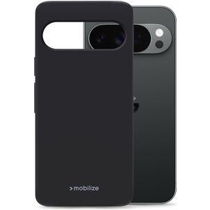 Mobilize Rubber Gelly Coque Google Pixel 11 Pro Coque arrière en TPU Souple - Noir