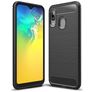 Mobigear Brushed Slim Coque Samsung Galaxy A20e Coque arrière en TPU Souple - Noir