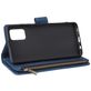 Mobigear Zipper Housse Samsung Galaxy A51 Etui Porte-Monnaie - Bleu