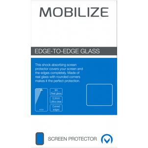 Mobilize Edge To Edge iPhone 7 Verre trempé Protection d'écran - Compatible Coque - Blanc