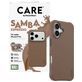 CARE by PanzerGlass Fashionable Coque iPhone 17 Pro MagSafe Coque arrière en Silicone - Espresso