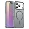 Mobigear Shockproof iPhone 17 Pro MagSafe Plastique rigide Coque arrière - Gris