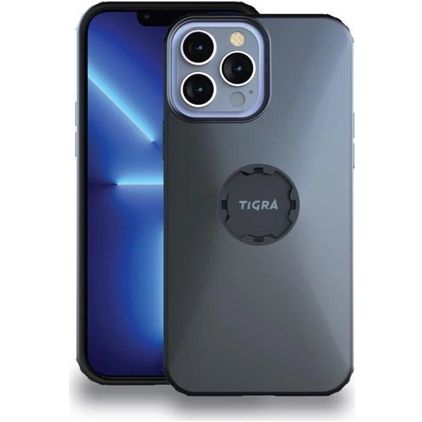 Tigra MountCase 2 Coque Transparente iPhone 14 Pro Max Coque arrière Rigide Anti-Chocs - Transparent