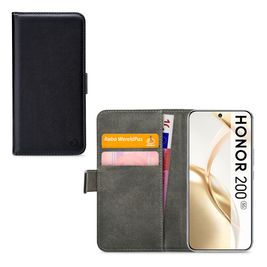 Mobilize Classic Gelly Wallet Housse HONOR 200 Etui Porte-Monnaie - Noir