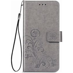 Mobigear Clover Housse OPPO A53s Etui Porte-Monnaie - Gris