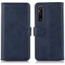 Mobigear Wallet Housse Sony Xperia 1 V Etui Porte-Monnaie - Bleu
