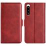 Mobigear Slim Magnet Housse Sony Xperia 5 IV Etui Porte-Monnaie - Rouge