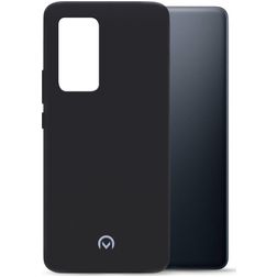 Mobilize Rubber Gelly Coque Xiaomi 12 Pro Coque arrière en TPU Souple - Matt Black