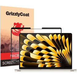 GrizzlyCoat Premium MacBook Air 15 Pouces (2023-2026) Protection d'écran Film - Compatible Coque