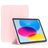 Mobigear Tri-Fold Gel Coque iPad 10 (2022) Etui en TPU,Similicuir - Rose