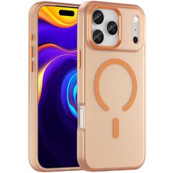 Mobigear Shockproof iPhone 17 Pro Max MagSafe Plastique rigide Coque arrière - Orange