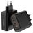 Mobilize Wall Charger 4 USB Chargeur Sans câble Power Delivery 140W - Noir