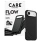 CARE by PanzerGlass Feature FLOW Coque iPhone Air MagSafe Coque arrière en Silicone Anti-Chocs - Noir