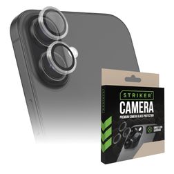 Striker Single Lens iPhone 18 Pro Verre trempé Protection Objectif Caméra - Compatible Coque - Noir