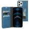 Mobiparts Classic Wallet Housse iPhone 12 Pro Max Etui Porte-Monnaie - Steel Blue
