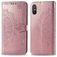 Mobigear Mandala Housse Xiaomi Redmi 9A Etui Porte-Monnaie - Rose doré
