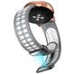 Mobigear Sport Plus Mag Bracelet Silicone Smartwatch Fermeture magnétique - Connexion universelle de 22 mm - Blanc / Gris