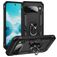 Mobigear Armor Ring Google Pixel 10 Pro XL Plastique rigide Coque arrière Antichoc avec bague de maintien - Noir