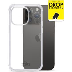 My Style Protective Flex Transparent iPhone 14 Pro TPU souple Coque arrière Antichoc - Transparent