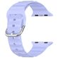Mobigear Bumpy Bracelet Silicone Apple Watch Fermeture boucle ardillon - 49/46/45/44 mm - Violet