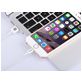 Haweel - Câble USB-A vers Apple Lightning MFI 1 mètre - Blanc