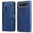 Mobigear Zipper Housse iPhone Air Etui Porte-Monnaie - Bleu