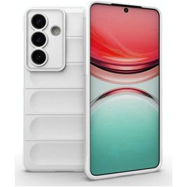 Mobigear Bumpy Coque Samsung Galaxy S26 Coque arrière en TPU Souple - Blanc