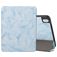 Mobigear Tri-Fold Marble Coque iPad 10 (2022) Etui + Porte-crayon - Bleu
