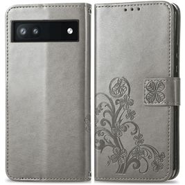 Mobigear Clover Housse Google Pixel 6a Etui Porte-Monnaie - Gris