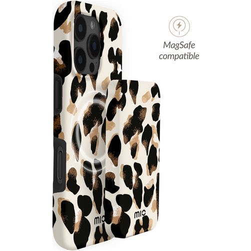 MIO - Batterie externe 5.000 mAh 15W - Compatible MagSafe - Leopard