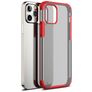 Mobigear Shockproof Coque iPhone 12 Pro Max Coque arrière Rigide Anti-Chocs - Rouge