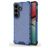 Mobigear Honeycomb Coque Samsung Galaxy S26 Coque arrière Rigide Anti-Chocs - Bleu