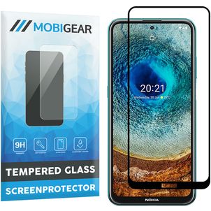 Mobigear Premium Nokia X10 Verre trempé Protection d'écran - Compatible Coque - Noir