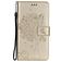 Mobigear Tree Housse Samsung Galaxy S21 Ultra Etui Porte-Monnaie - Or