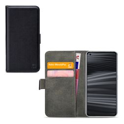 Mobilize Classic Gelly Wallet Housse Realme GT2 Pro Etui Porte-Monnaie - Noir