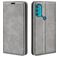 Mobigear Retro Slim Housse Motorola Moto G71 5G Etui Porte-Monnaie - Gris