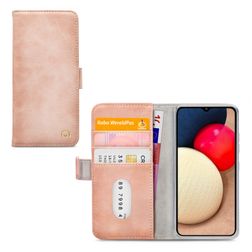 Mobilize Elite Gelly Housse Samsung Galaxy A02s Etui Porte-Monnaie - Soft Pink