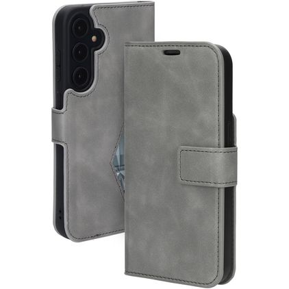 Mobiparts Classic Wallet Samsung Galaxy A35 Étui Portefeuille - Granite Grey