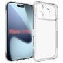 Mobigear Cushion Coque Transparente iPhone 18 Pro Coque arrière en TPU Souple - Transparent