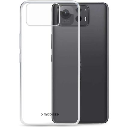 Mobilize Gelly Case Coque Transparente ASUS Zenfone 12 Ultra Coque arrière en TPU Souple - Transparent