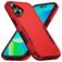 Mobigear Heavy Armor Coque iPhone 16 Coque arrière Rigide Anti-Chocs - Rouge