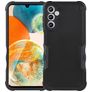 Mobigear Non-slip Armor Coque Samsung Galaxy A14 Coque arrière Rigide Anti-Chocs - Noir