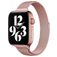 Mobigear Slim Loop Bracelet Milanais Apple Watch Fermeture magnétique - 49/46/45/44 mm - Rose doré