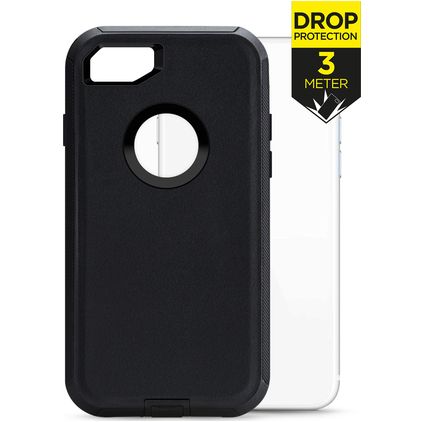 Mobilize Defender iPhone 6 Plastique rigide Coque arrière Antichoc - Noir