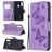 Mobigear Butterfly Samsung Galaxy A20s Étui Portefeuille - Violet