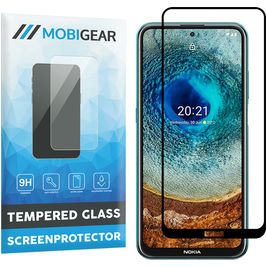 Mobigear Premium Nokia X10 Verre trempé Protection d'écran - Compatible Coque - Noir