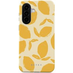 Burga Tough Coque Samsung Galaxy A37 Coque arrière Rigide Anti-Chocs - Lemon Tart