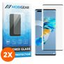 Mobigear Curved Huawei Mate 40 Pro Verre trempé Protection d'écran - Compatible Coque - Noir (Lot de 2)
