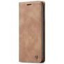 Caseme 013 Housse Samsung Galaxy A21s Etui Porte-Monnaie - Marron