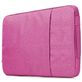 Mobigear Denim Zipper Pochette Ordinateur portable 13 - 14 Pouces Housse ordinateur - Rose